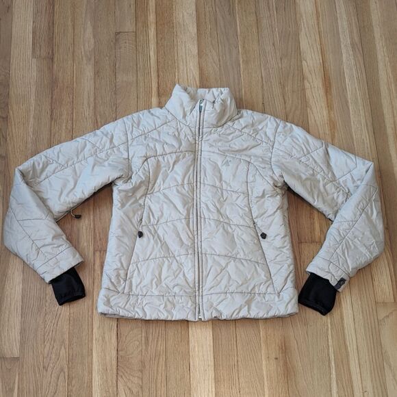 Eastern Mountain Sports Tan Beige Puffer Jacket - Picture 1 of 4